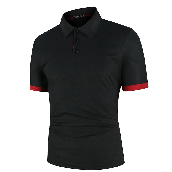 Comfortable men's classic fit short-sleeve polo shirt. Breathable & versatile everyday wear.