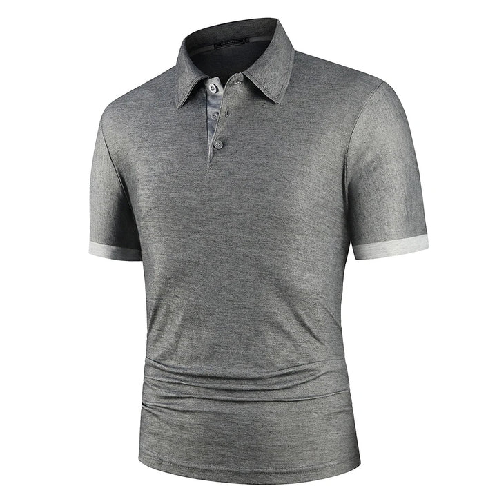 Enjoy summer in this lightweight, breathable men's classic polo shirt. Smart casual & comfortable.