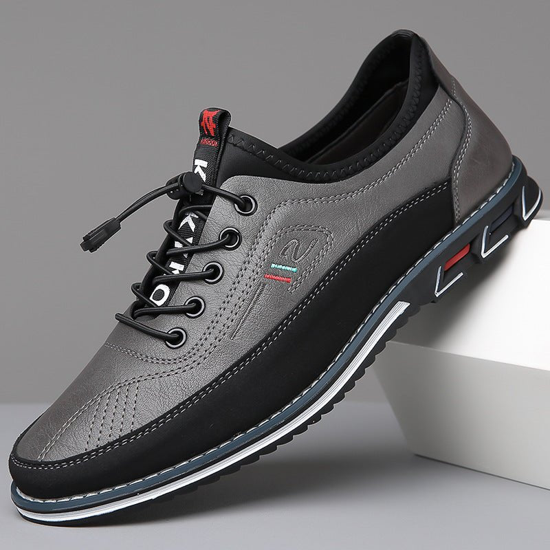 Comfortable men's classic Oxford shoes in high-quality PU leather, suitable for office and formal attire.