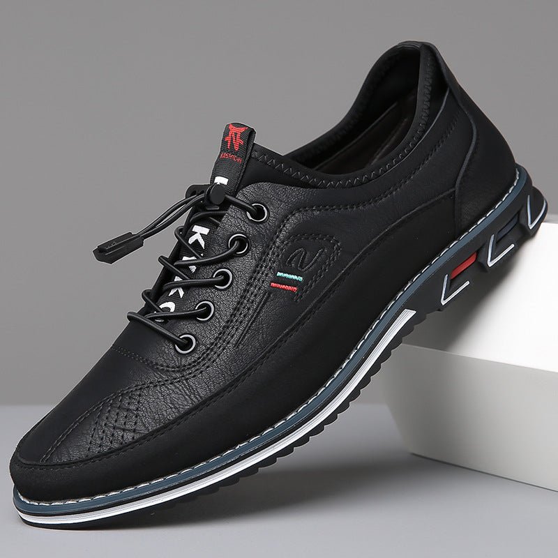 Sophisticated PU leather men's Oxford shoes, offering classic style and comfort for business casual looks.