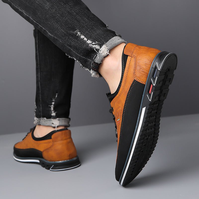 Stylish PU leather men's Oxford shoes, a versatile and comfortable option for dressy and business wear.
