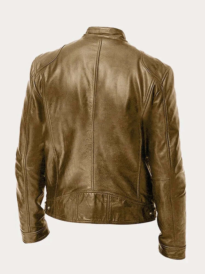 Classic men's outerwear jacket with a sleek design. Versatile and fashionable for any urban setting.