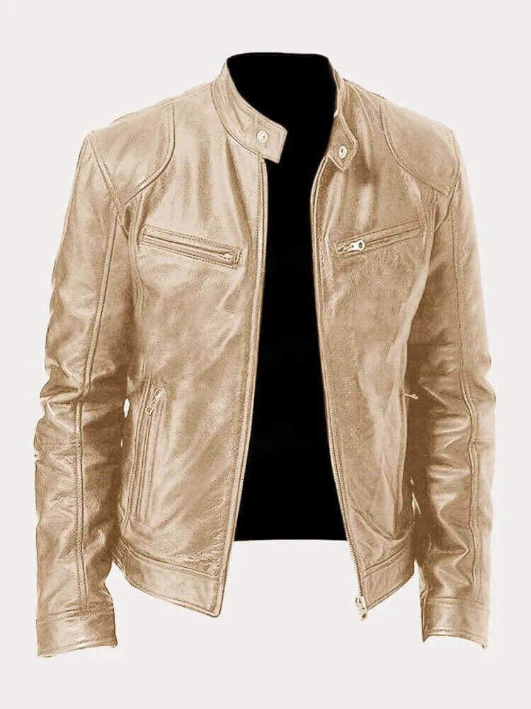 Elevate your wardrobe with this classic men's jacket. Stylish, functional outerwear for versatile use.