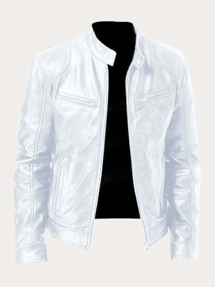Premium men's classic jacket. All-season versatility, functional zipper, and timeless urban style.