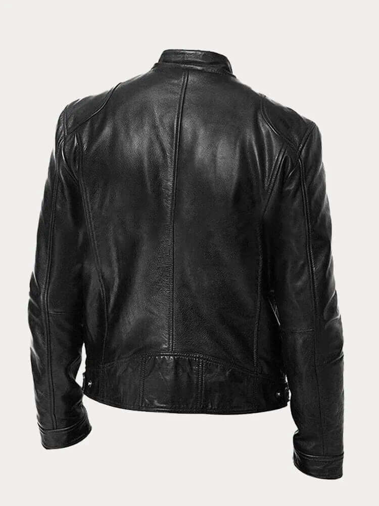 Elevate your style with this men's classic jacket featuring a functional zipper. Perfect for urban fashion.