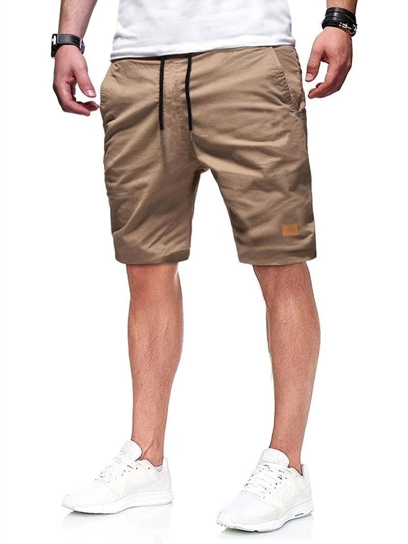 Men's comfortable drawstring shorts in a relaxed fit for versatile everyday wear.