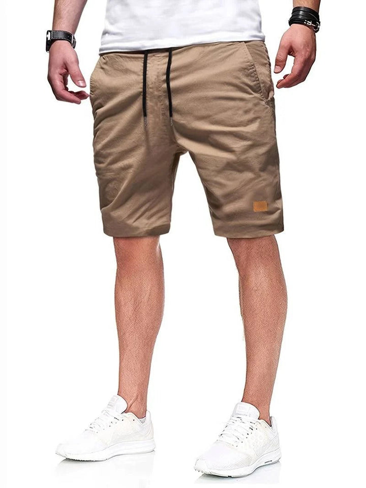 Men's comfortable drawstring shorts in a relaxed fit for versatile everyday wear.