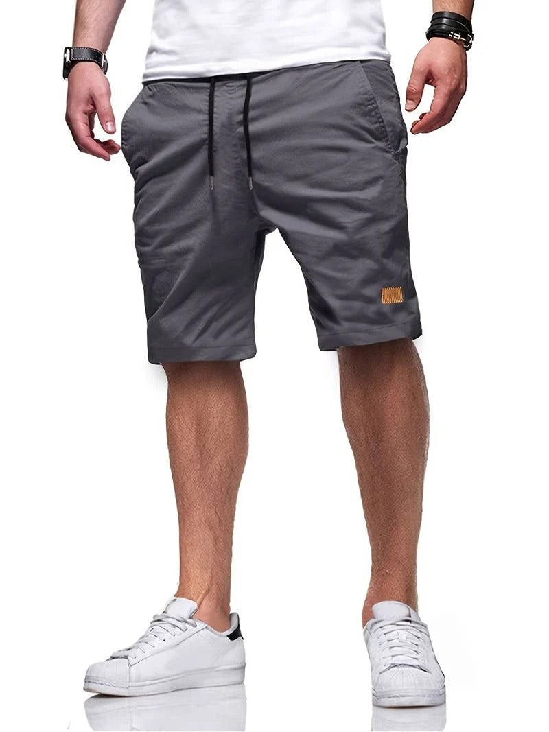 Stylish men's casual drawstring shorts, essential for summer vacations and everyday wear.