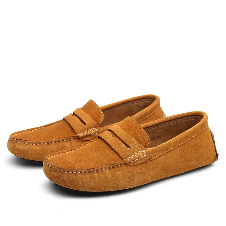 Stylish men's slip-on loafers, perfect for driving and casual occasions. Comfort footwear.
