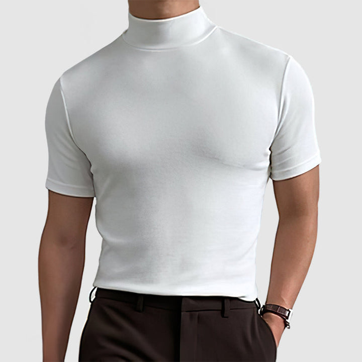 Men's versatile everyday comfort tee, stylish stretch t-shirt for all seasons.