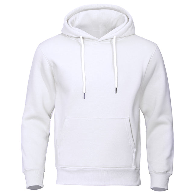 Men's comfortable streetwear hoodie, a versatile pullover for everyday style and casual fashion.
