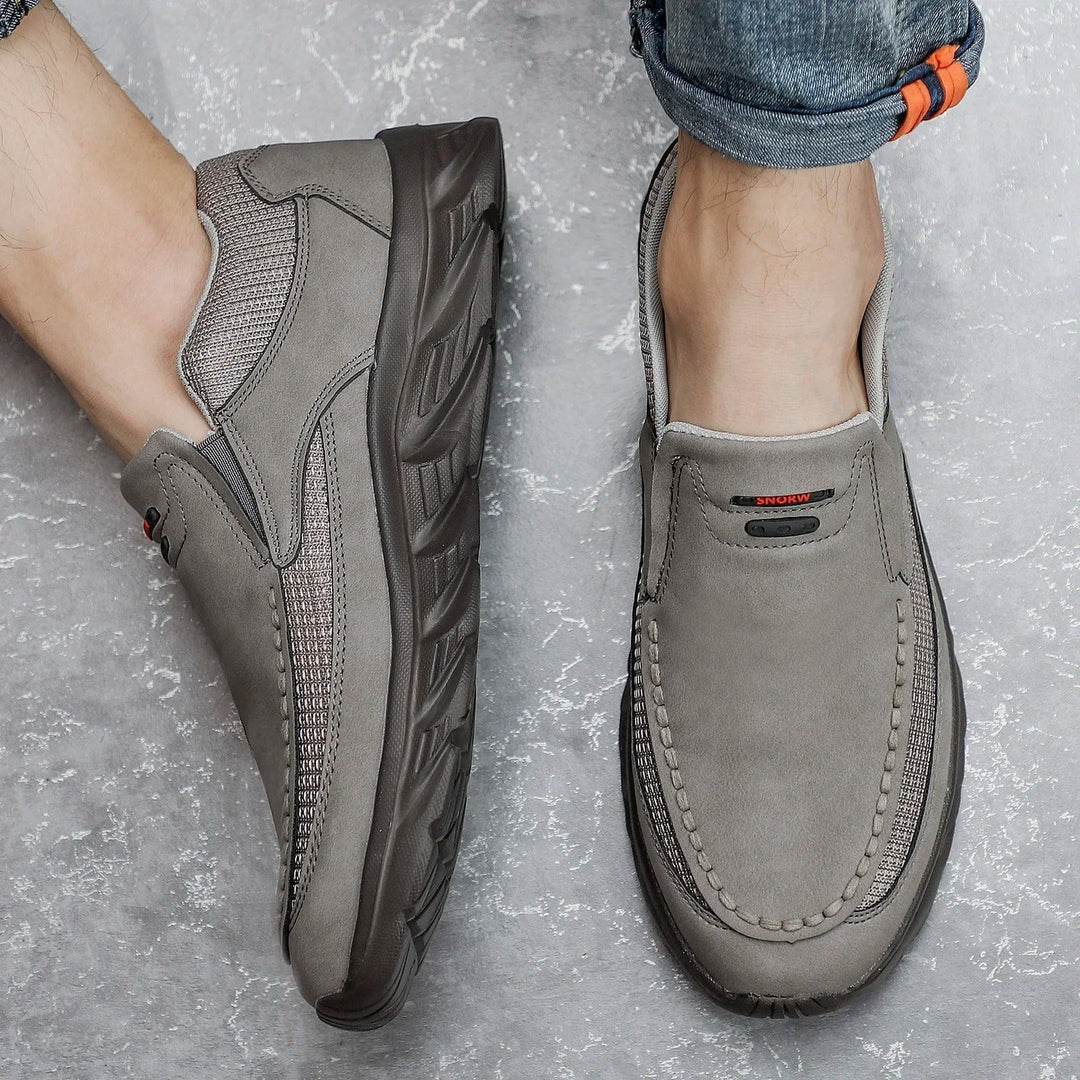 Stylish men's slip-on loafers, comfortable for everyday activities & versatile travel.