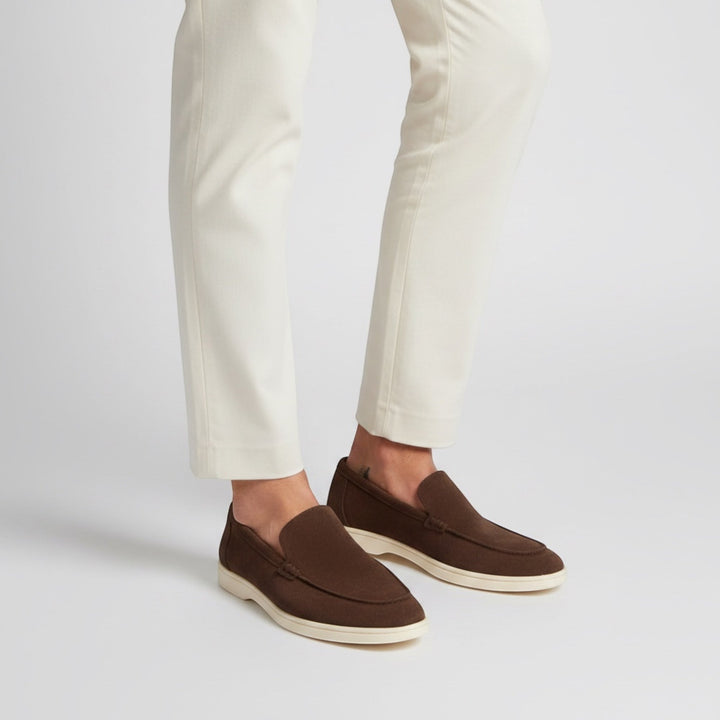 Men's lightweight slip-on loafers, combining comfort, casual style, and summer elegance.