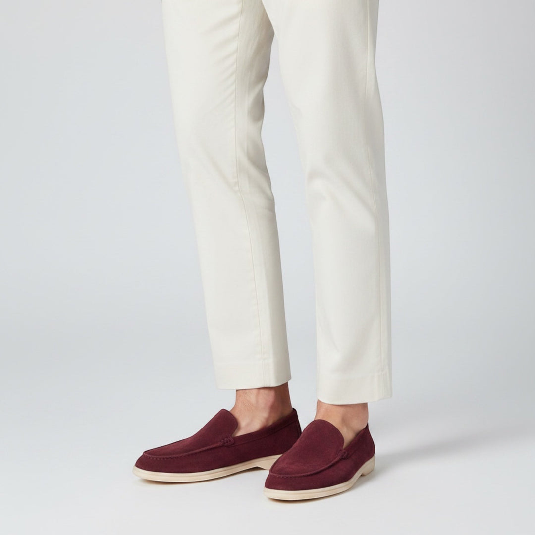 Premium men's slip-on loafers, designed for ultimate summer comfort and versatile smart casual styling.