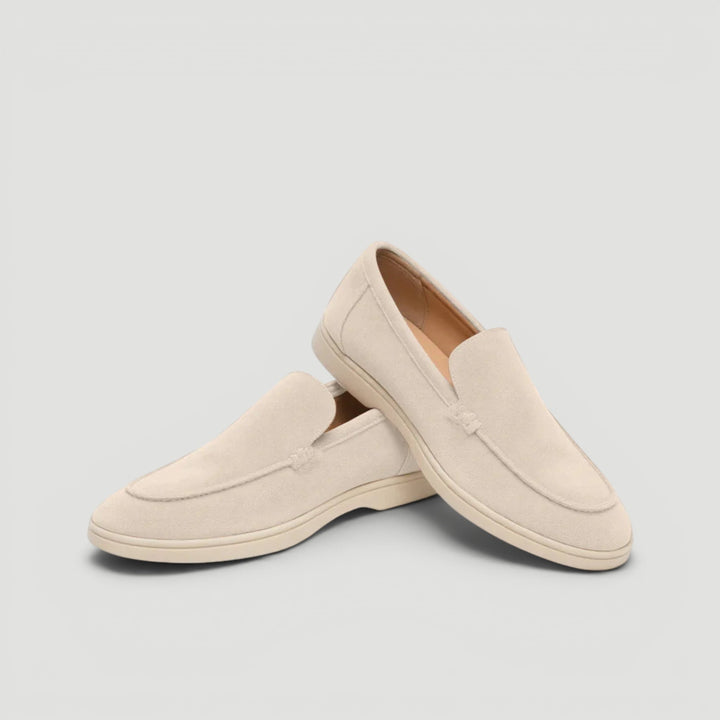 Elegant men's summer slip-on loafers, ideal for smart casual fashion and warm weather comfort.