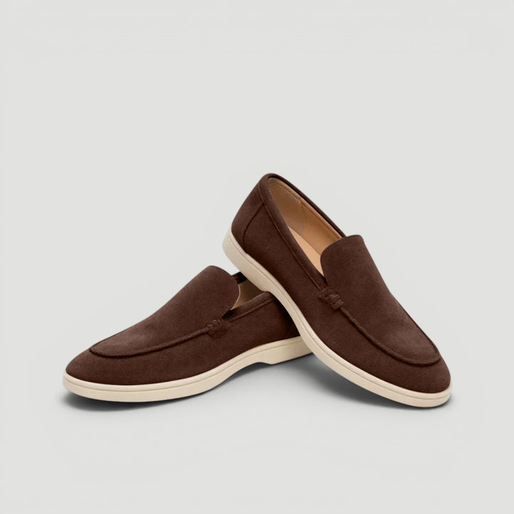 Classic men's versatile slip-on loafers, a smart casual choice for elegant summer footwear.