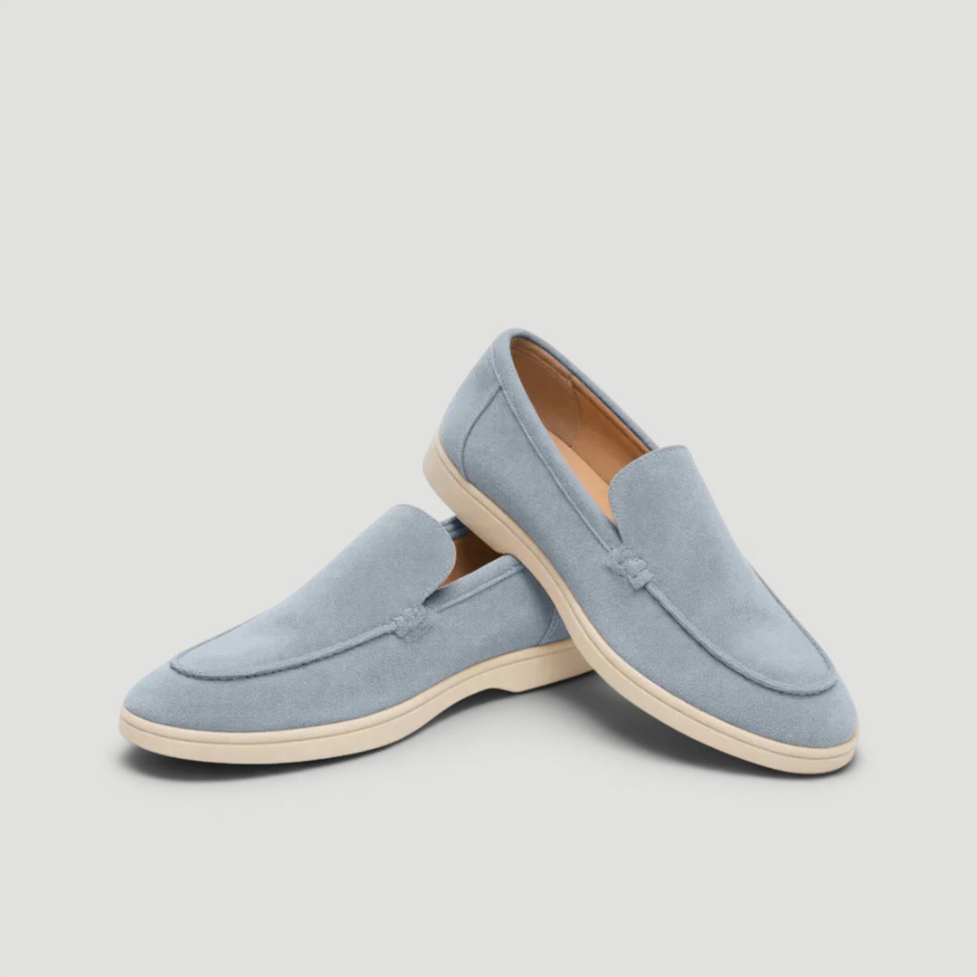 Lightweight men's slip-on loafers, offering breathable comfort and casual elegance for summer.