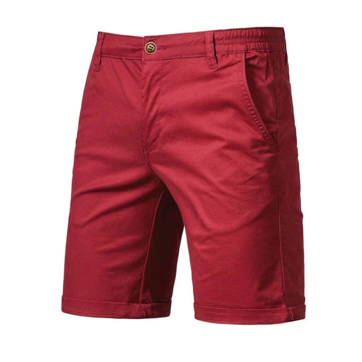 Stylish and comfortable men's stretch chino shorts for versatile summer fashion.