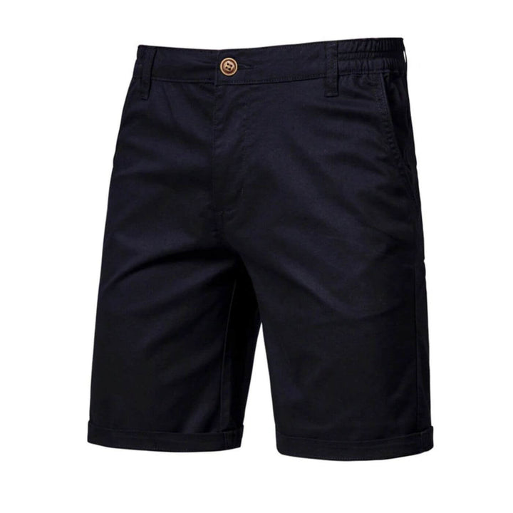 Men's apparel: stretch chino shorts, offering comfort and style for summer days.