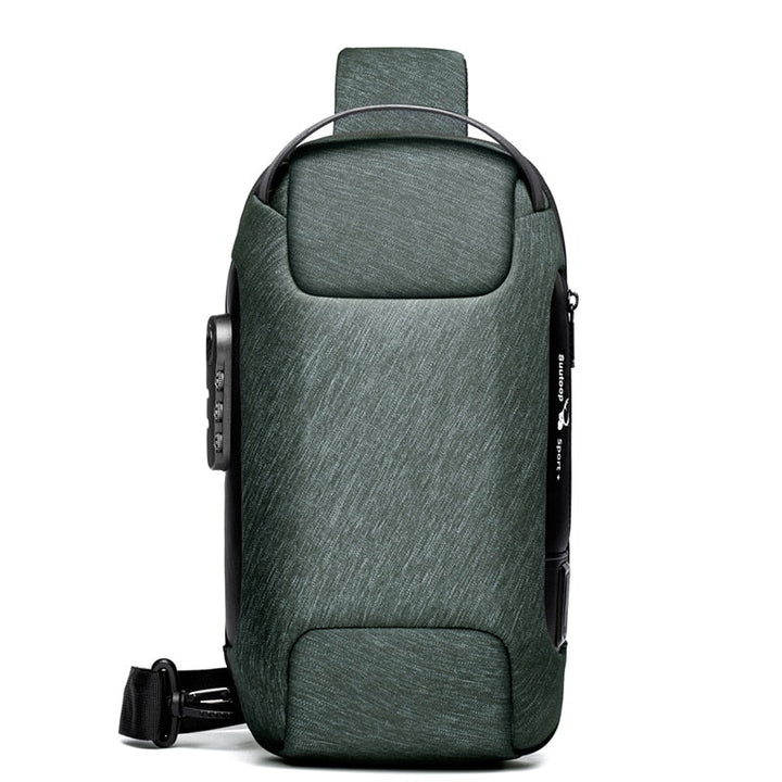 Secure anti-theft men's crossbody bag, perfect for travel & protecting daily essentials.