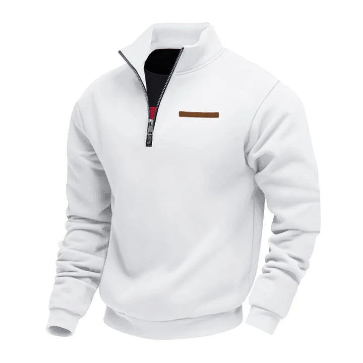 Men's cozy fleece pullover sweatshirt in various colors, essential winter apparel
