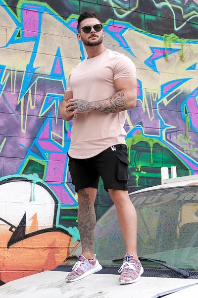 Men's Deep Cut Essential T-Shirt in an athletic, comfortable fit for any activity.