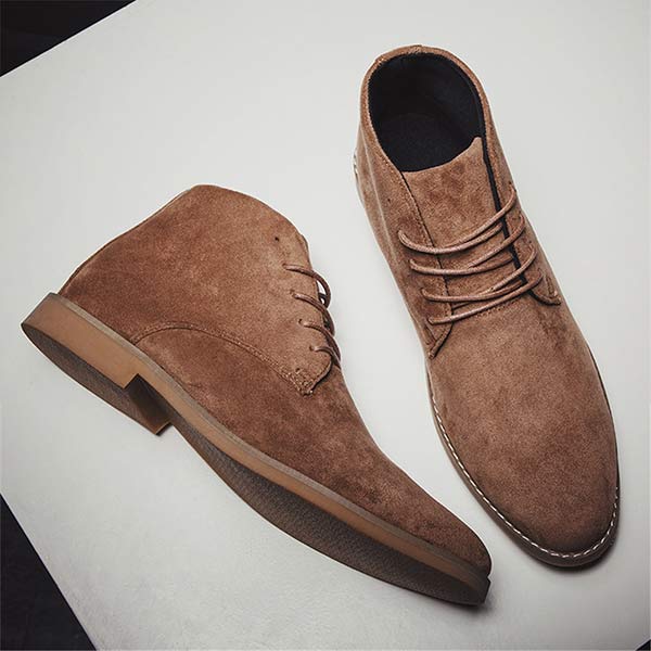 High-quality men's durable ankle boots, comfortable for casual, outdoor, and winter wear.
