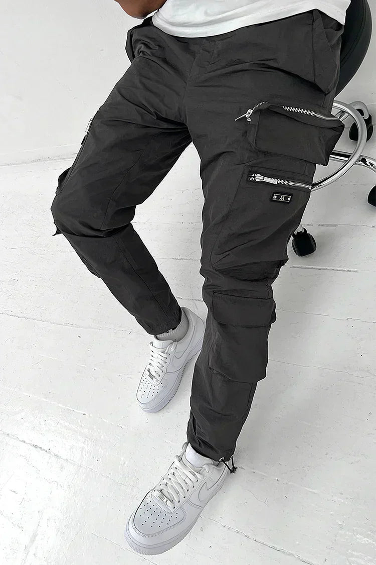 Comfortable men's cargo pants with a relaxed fit, ideal for casual wear, outdoor activities & all-day comfort.