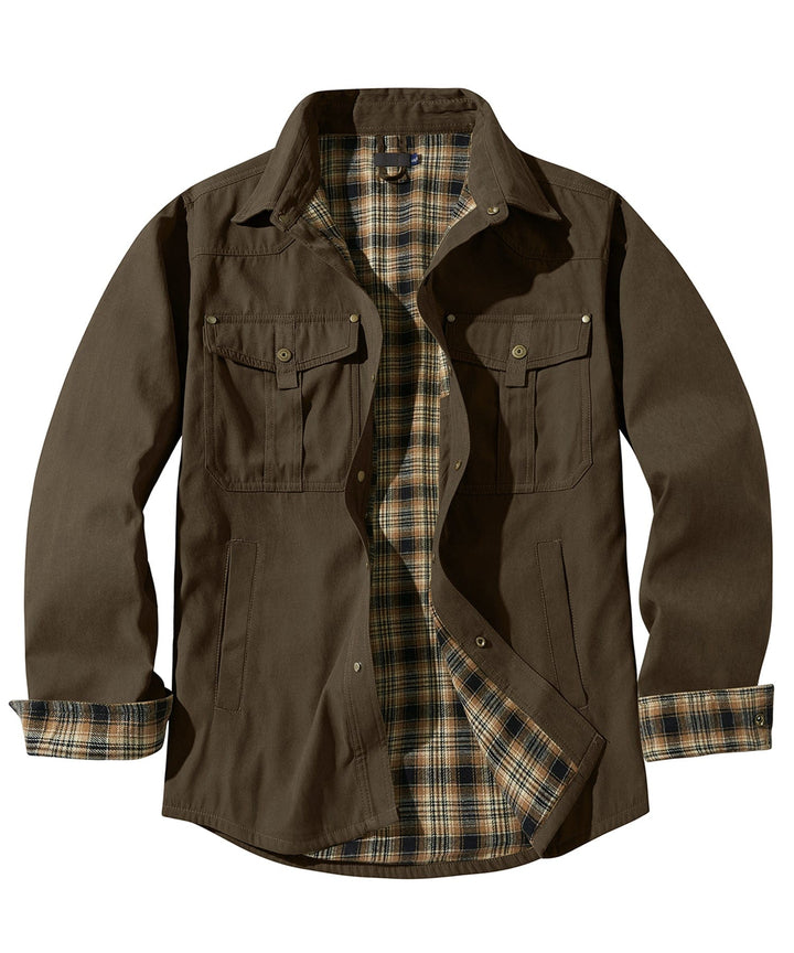 Men's reliable cold weather jacket, built to last and keep you warm outdoors.
