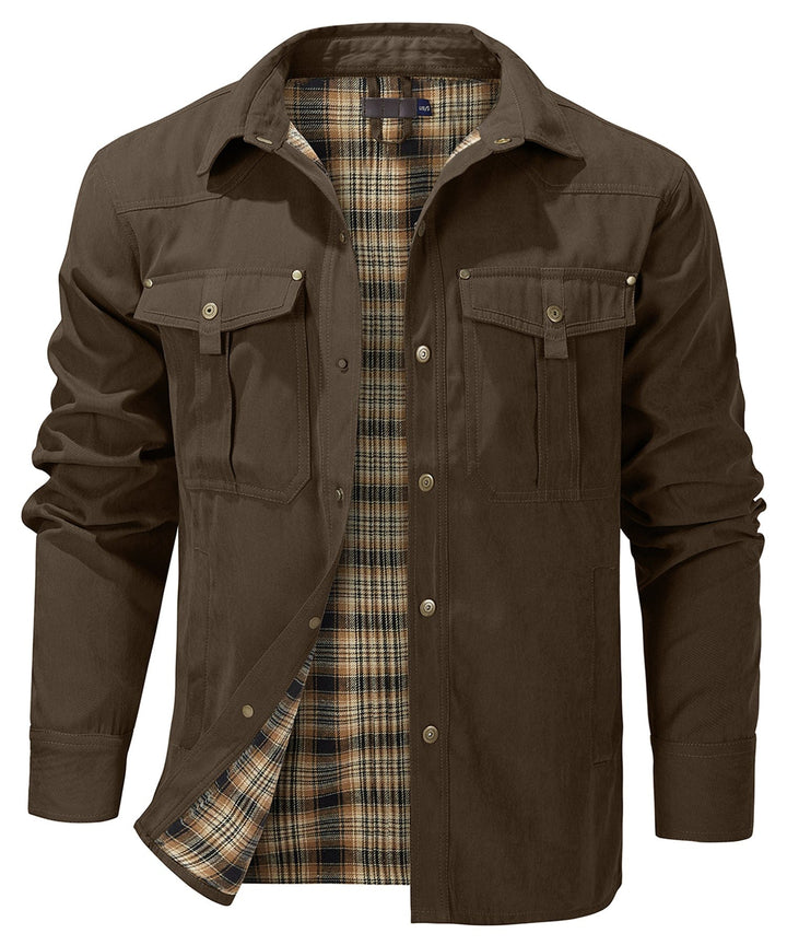 Stylish men's fashion jacket, insulated & durable, ideal for fall and winter.