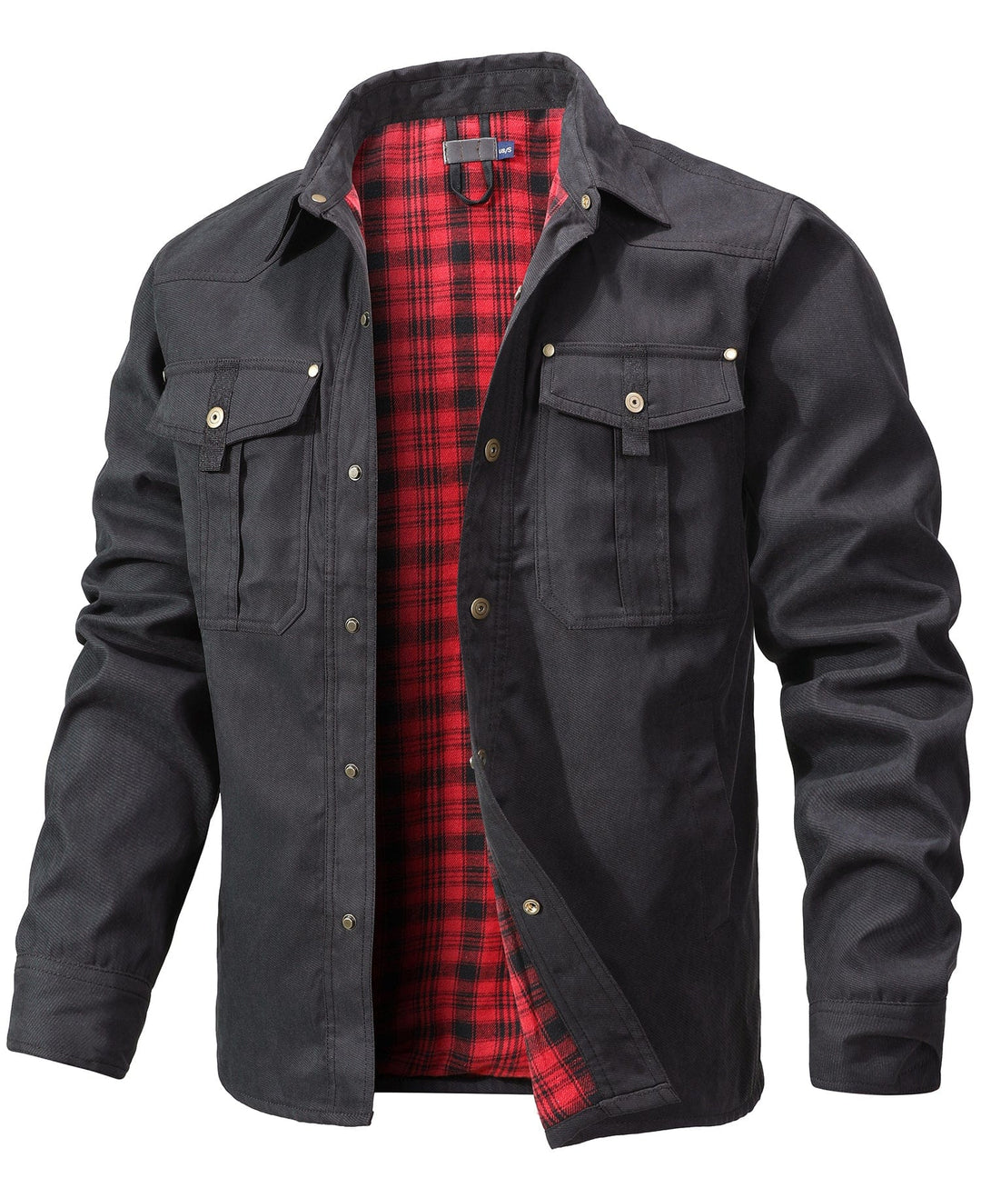 Men's heavy-duty winter jacket, providing warmth and protection from elements.