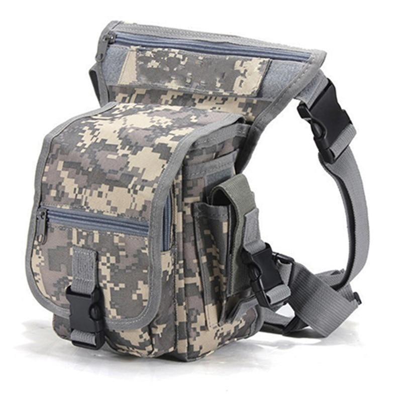 Practical men's tactical drop leg bag, durable & water-resistant, a stylish multi-pocket outdoor accessory.
