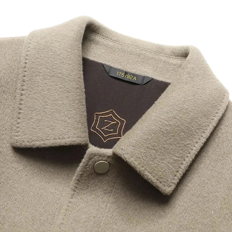 Everyday men's classic jacket. Smart versatile outerwear for fall & winter style. Elegant fashion choice.