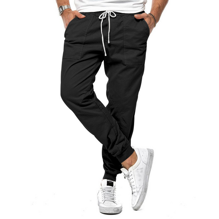 Elegant men's chino trousers for versatile style and comfort. Ideal for casual, work, or dress fashion.