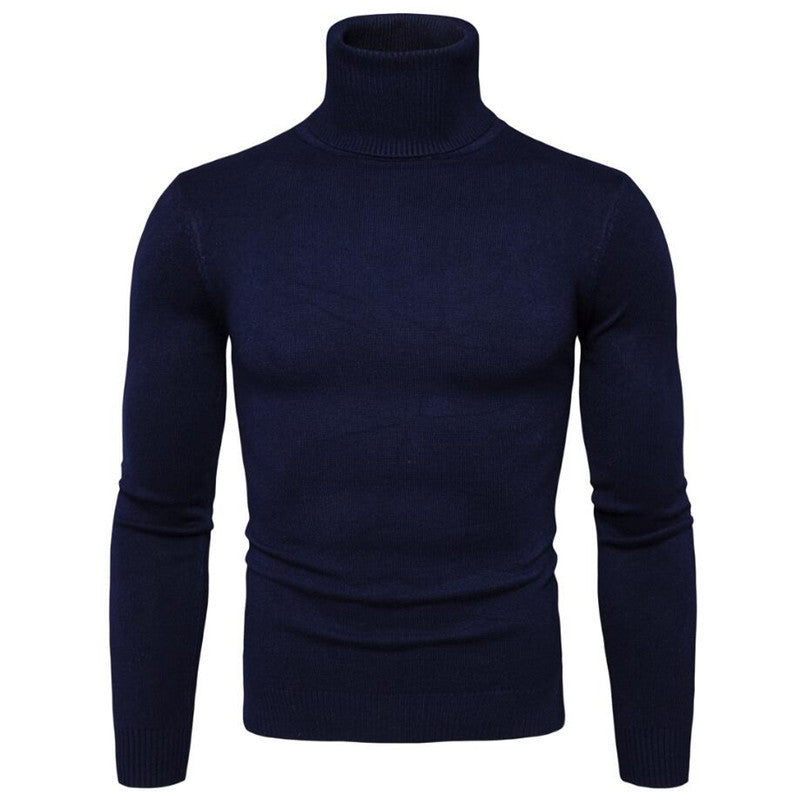 Men's sophisticated turtleneck, ideal for both casual and formal winter looks.