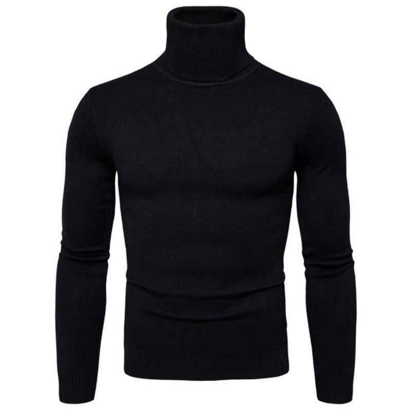 Stylish men's turtleneck sweater, perfect for a modern, elegant layering.