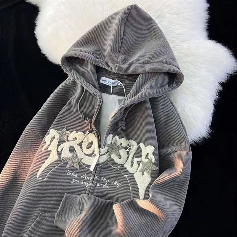 Comfortable men's embroidered pullover hoodie. Ideal for layering, casual wear, and everyday style.
