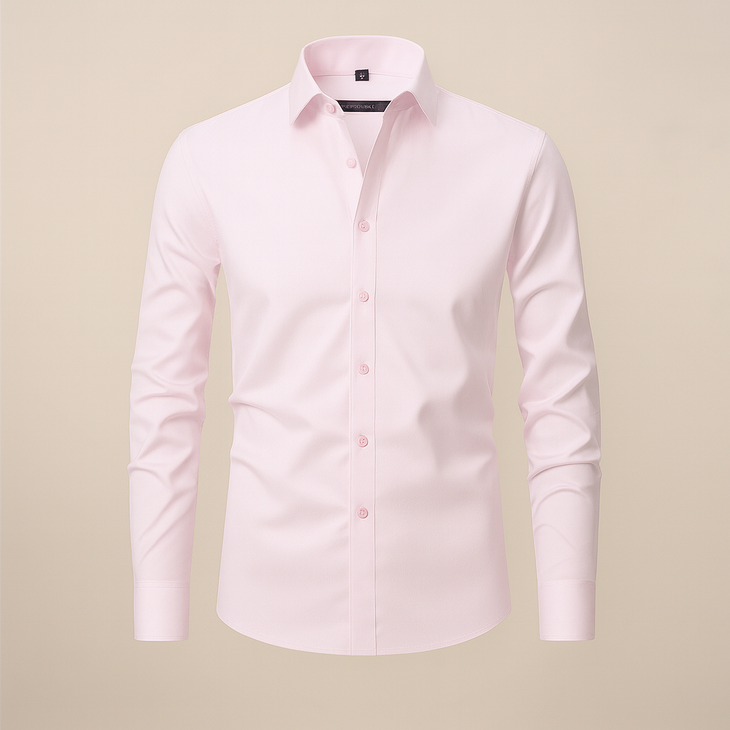 Sophisticated men's tailored spring shirt, ideal for professional settings