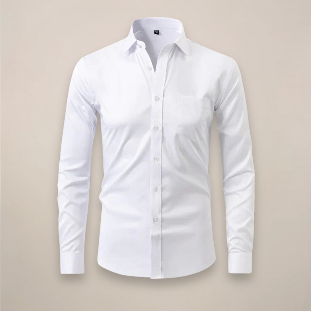 Tailored men's long sleeve spring shirt, perfect for everyday wear, mensapparel