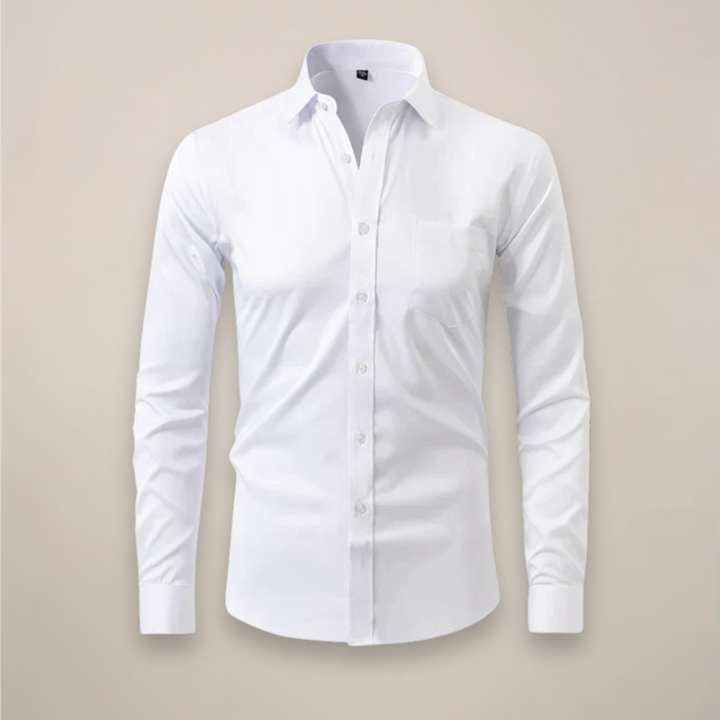 Tailored men's long sleeve spring shirt, perfect for everyday wear, mensapparel