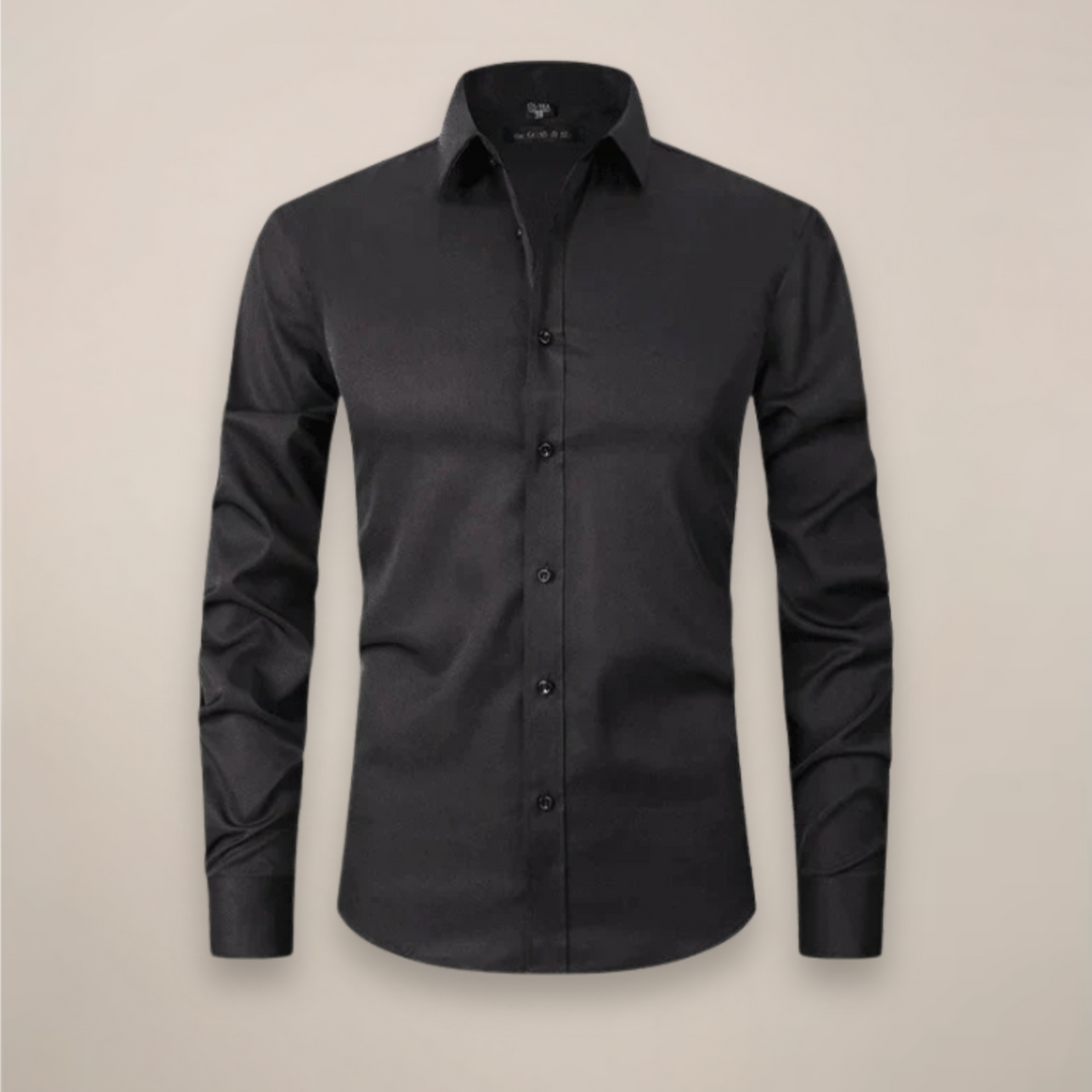 Formal men's tailored button-up shirt, suitable for spring occasions, mensapparel