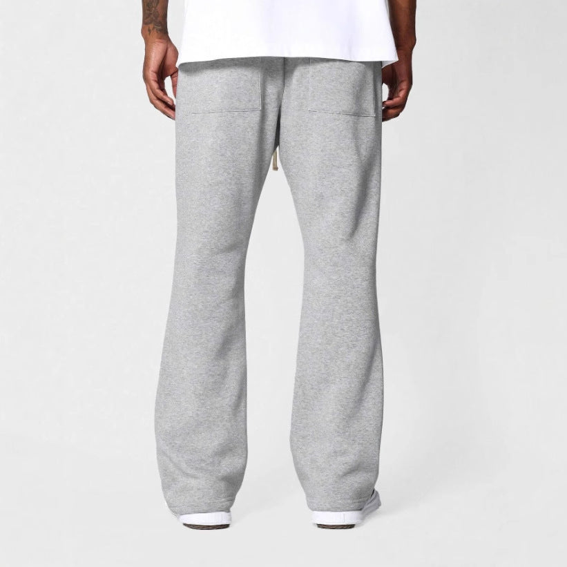 Ultimate comfort men's flared sweatpants, perfect for relaxed everyday wear, loungewear, or casual men's fashion.