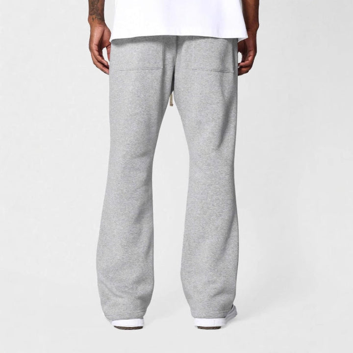 Ultimate comfort men's flared sweatpants, perfect for relaxed everyday wear, loungewear, or casual men's fashion.