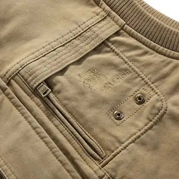 Outdoor gear: Men's multi-pocket fishing vest, also great for hiking or travel, offering ample storage & utility.