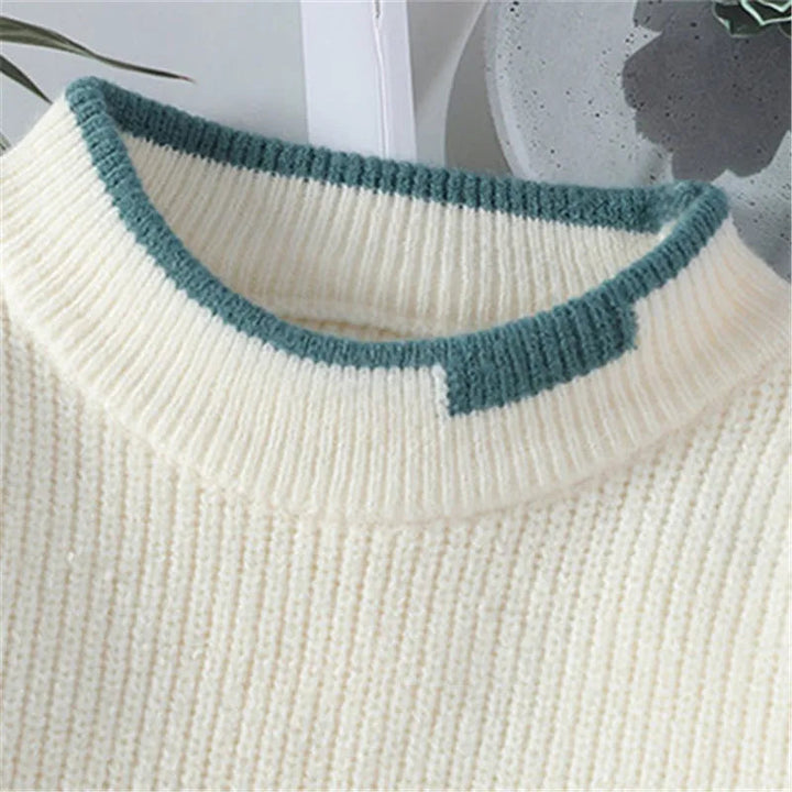 Unique graphic crew neck sweater for men. Long sleeve, comfortable, perfect for autumn winter casual style.