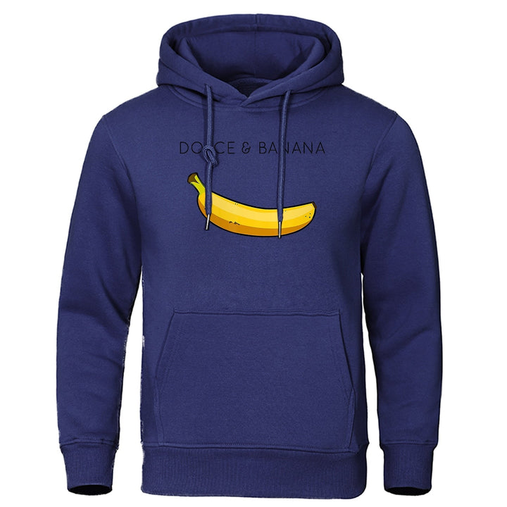 Stylish men's hooded top with graphic print, a comfortable long sleeve pullover for everyday casual fashion.