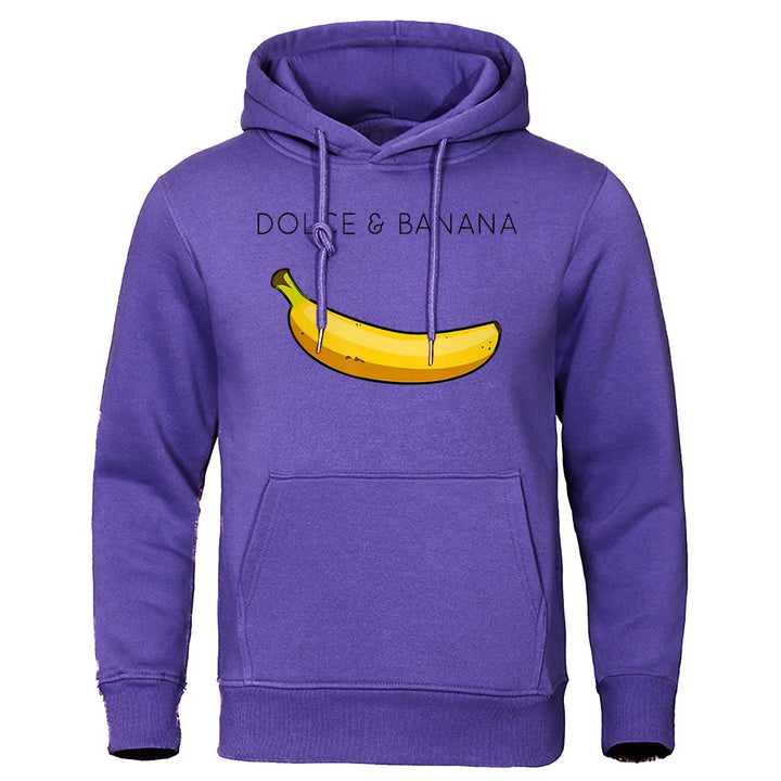 Detail shot of a men's graphic print hoodie, showcasing its unique design, comfortable for casual wear.