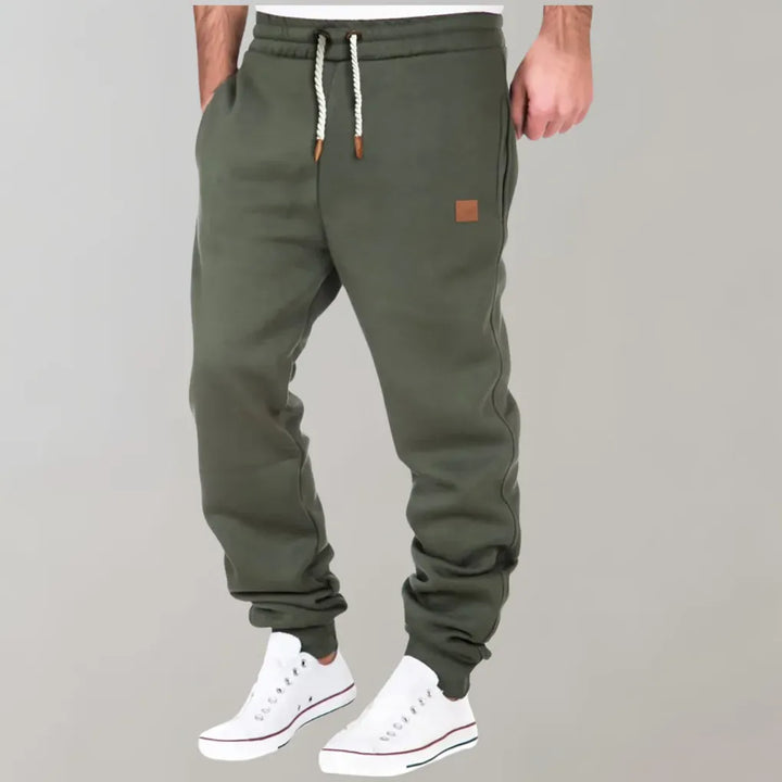 New4 men's fashion joggers, ideal for loungewear, made from soft cotton blend with cuffed design.