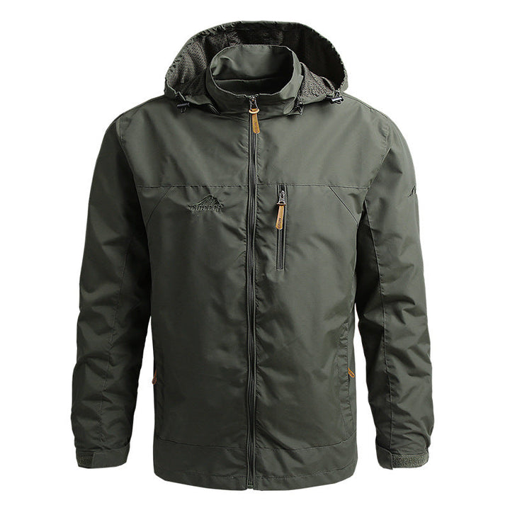 Men's hooded casual jacket for everyday adventure, offering comfort & versatile protection.