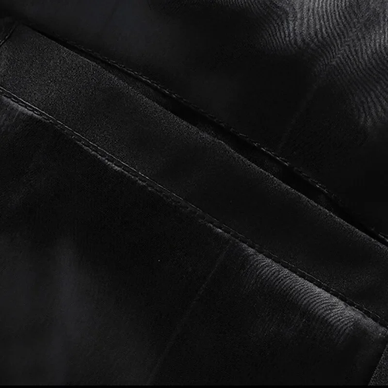 Warm men's hooded puffer winter jacket. Quilted casual outerwear for cold weather style.